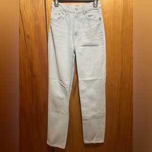 H&M 90’s straight ultra high H&M jeans